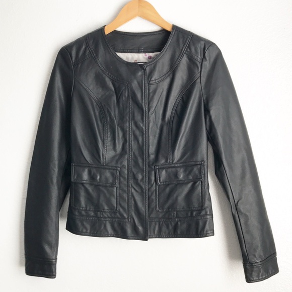 Kut from the Kloth Black Faux Leather Jacket - Picture 2 of 8